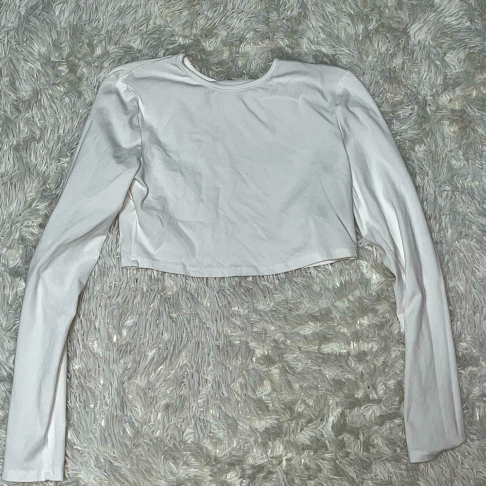 Shein Long Sleeve Crop Top